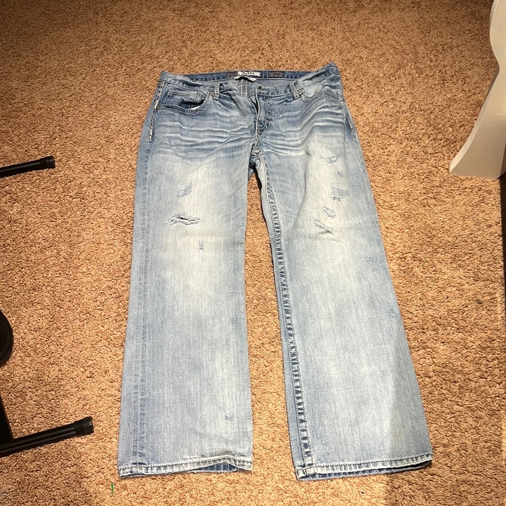BKE Derek Bootleg Style Mens Jeans 38x32